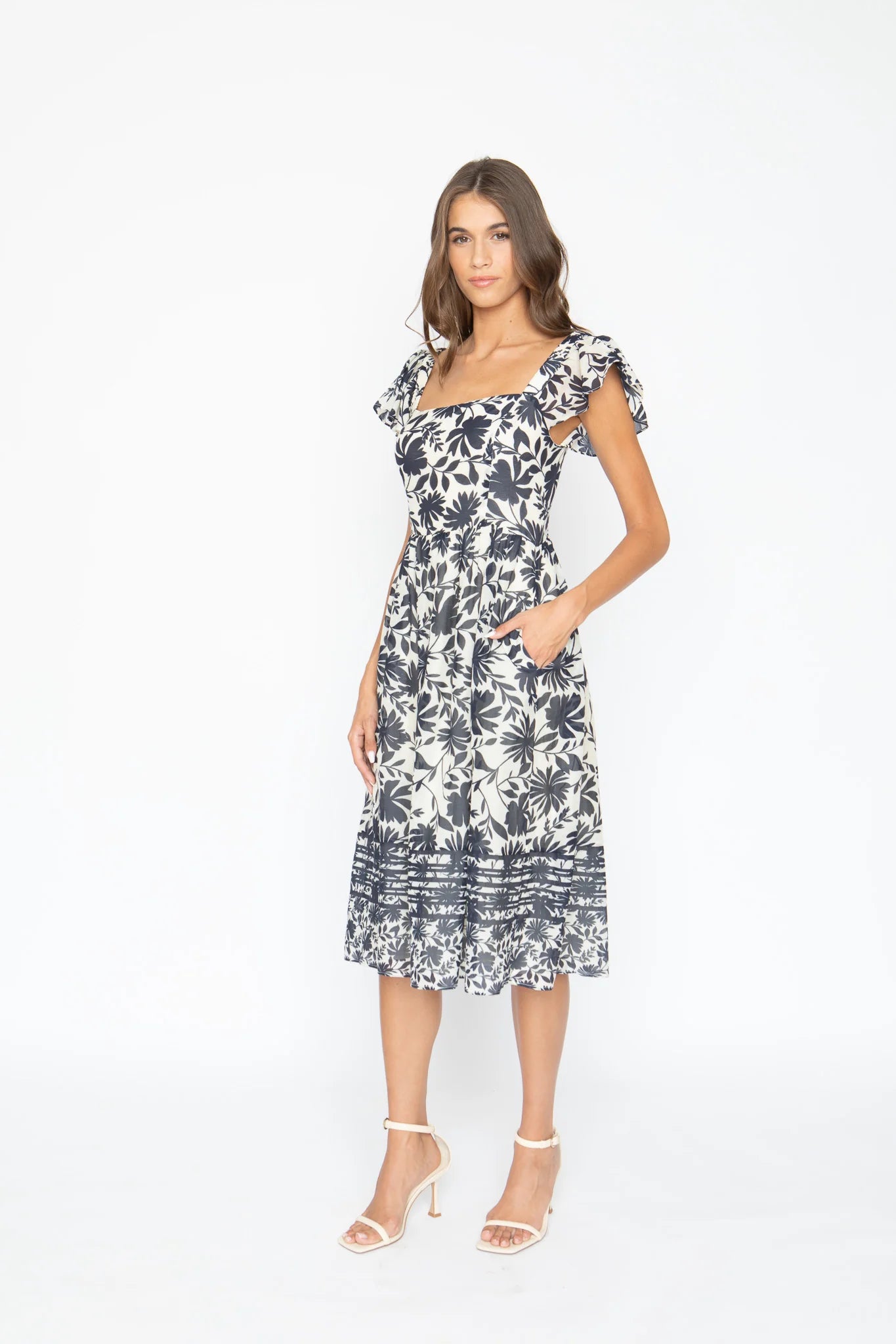 Cabellero- Camila Dress - Palm Springs