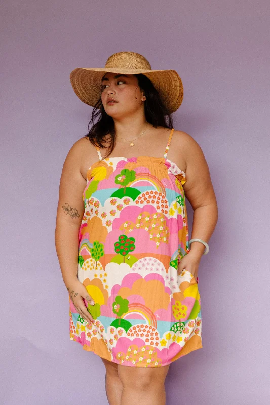 Natasha Dress in Moku Manu