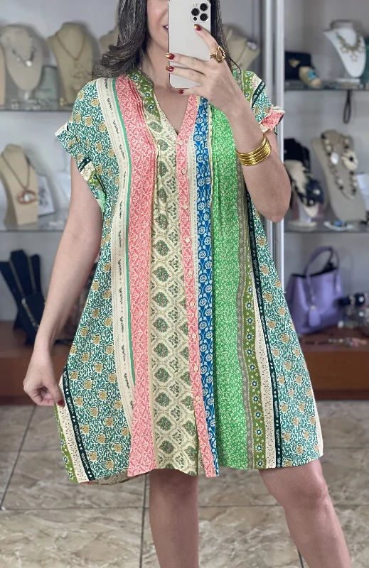Mikaella Button Down Dress