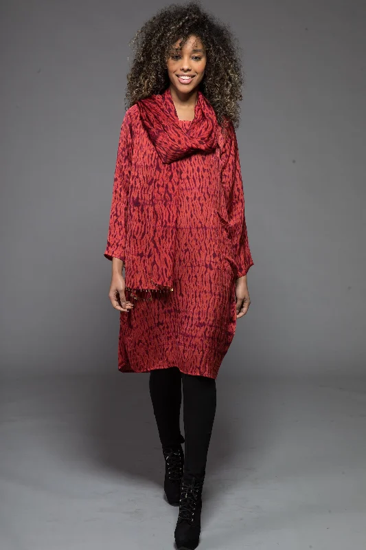 Orange/Brown Shibori
