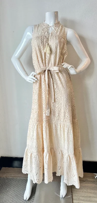 Allison  Dress - Estelle Eyelet Maxi - Ivory