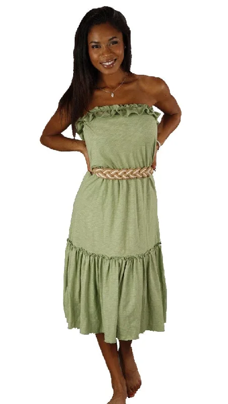 Sweetees Cinnamon Dress Green