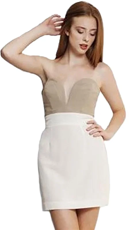 Ani Lee Taryn Dress in Tan/Cream