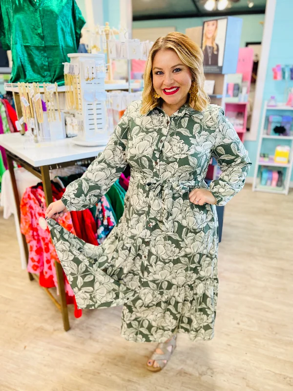 SY7369 Olive Dress