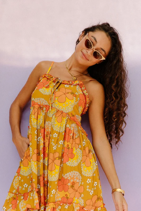 Remy Dress in Floral Bubbles
