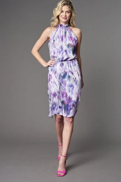 Lola & Sophie Ikat Halter Dress