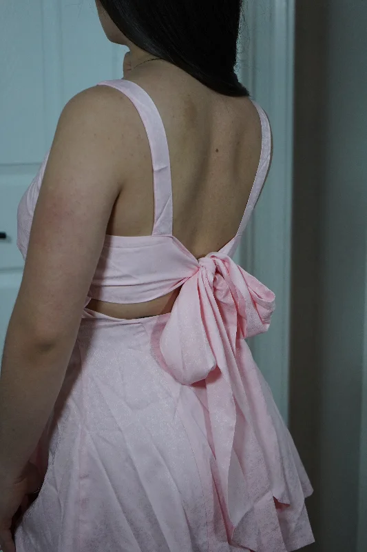 Raquel Pink Floral Dress