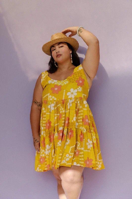 Isabella Dress in Pua Kala Patches