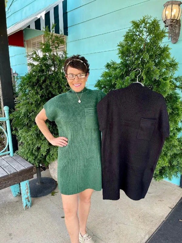 TW- 2375Y mock neck dress