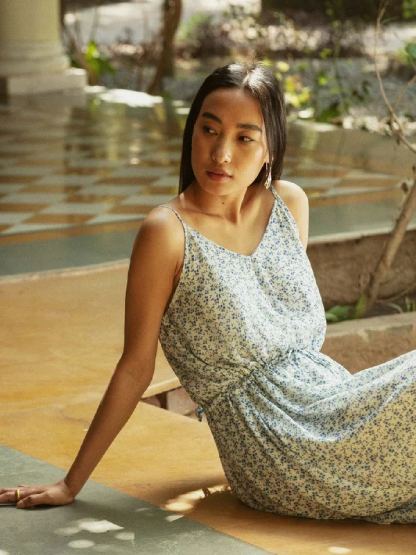 Sunbeam Sundays Dress, Forget Me Not Print