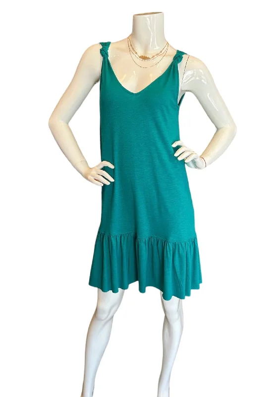 Lilla P - Knotted Peplum Dress - Jungle