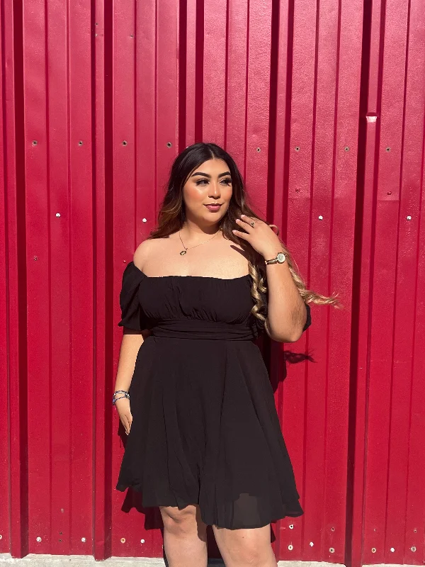 Marisol Plus Size Back Bow Tie Dress