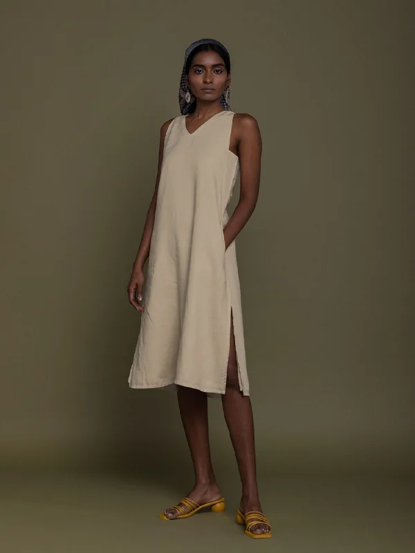 Reading Tea Leaves Dress, Sand Beige