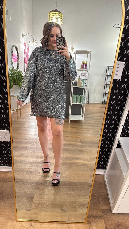 Silver Starlight Dress