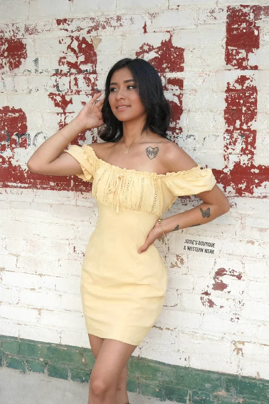 Stacie Yellow Dress