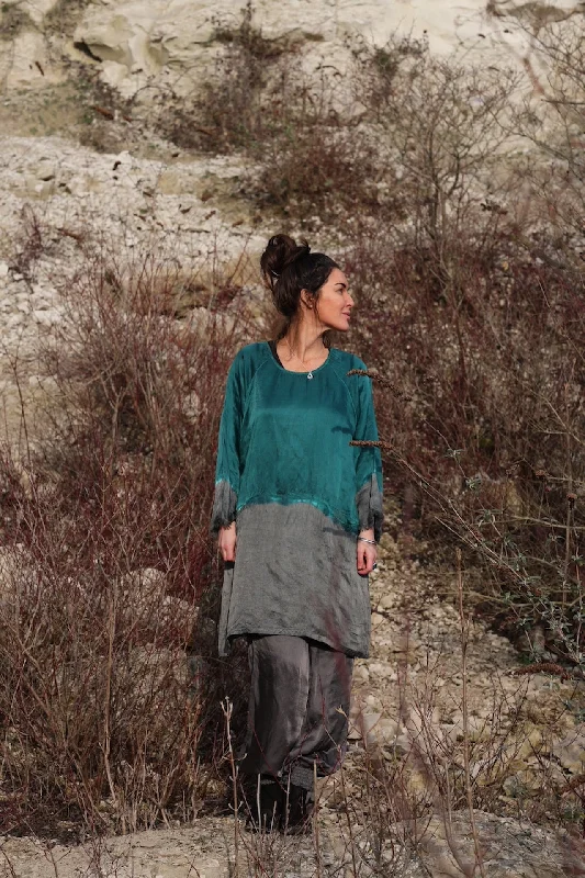 Turquoise Aqua/Grey