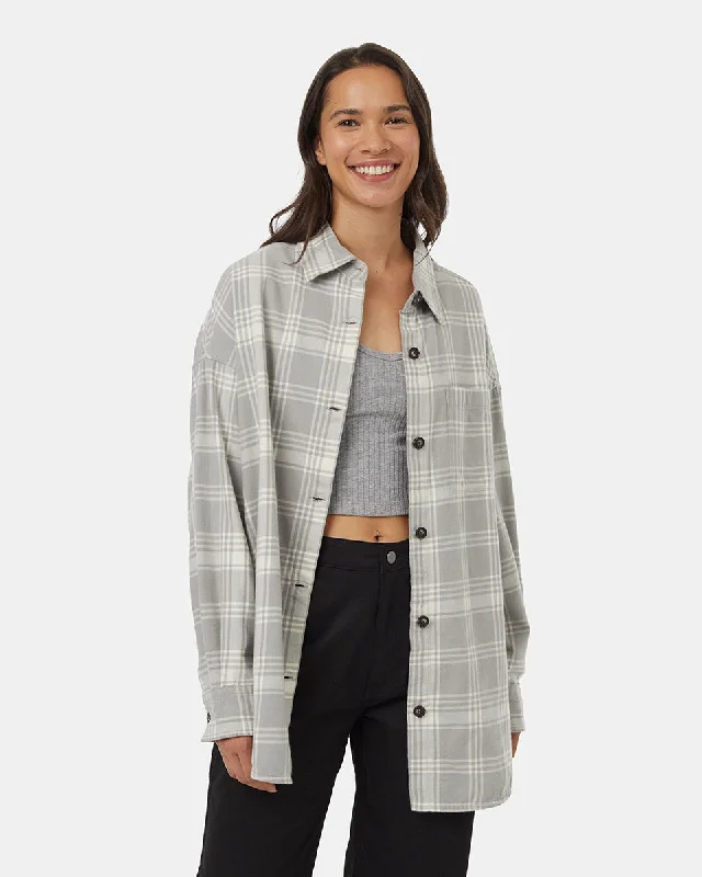 Fernwood Flannel Shirt Cozy Linen Short Shirt