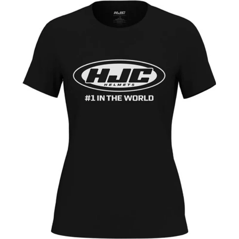 HJC Logo Women's Short-Sleeve Shirts Trendy Tie-Front Short Shirt