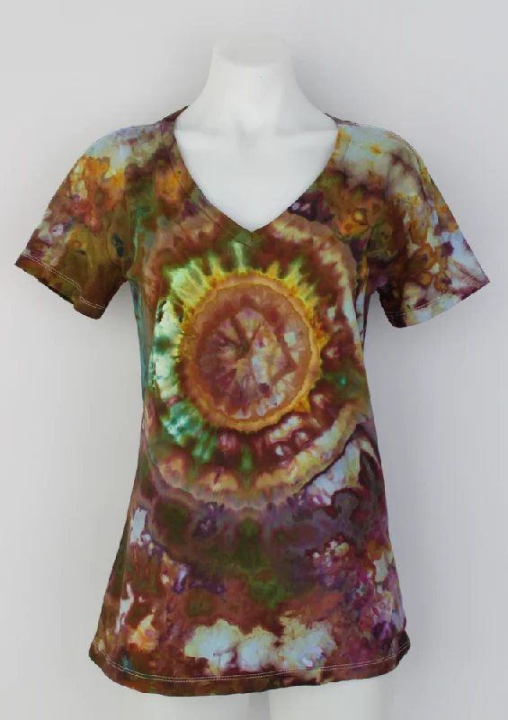 Ladies t shirt size Small - Na's Favorite mega eye Classic V-Neck Short Shirt