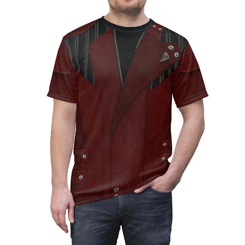 Star Lord Shirt, Guardians of the Galaxy Costume Trendy Short Sleeve Blouse