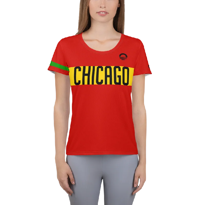 Women's Light Weight Shirt - Chicago Comfortable Loose Short Sleeve