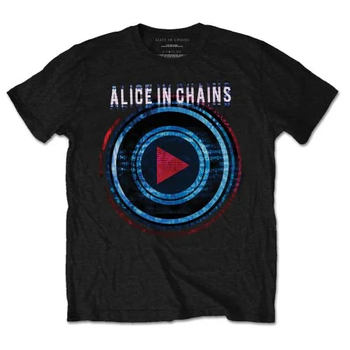 Alice In Chains | Official Band T-Shirt | Played Ribbed T-Shirt High Neck Heavyweight