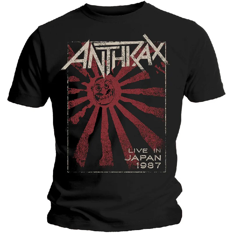 Anthrax | Official Band T-Shirt | Live in Japan Anti-Pilling Machine Wash Handmade