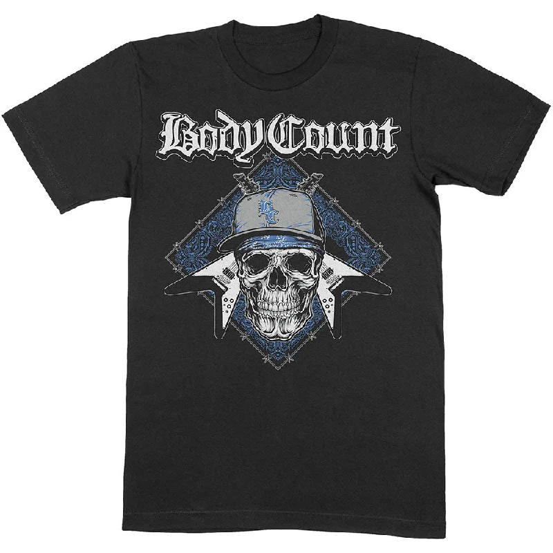 Body Count | Official Band T-Shirt | Attack Print Jacquard Patchwork