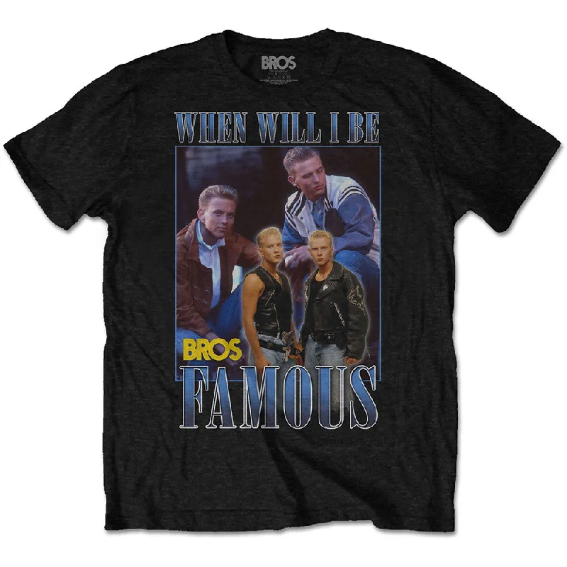 Bros | Official Band T-Shirt | Famous Homage Casual Formal Business