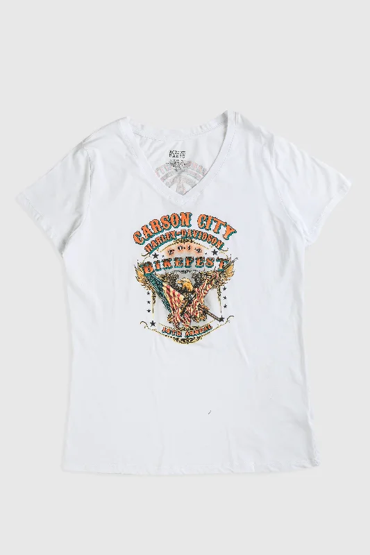 Deadstock Harley Tee - S, 3XL Print Jacquard Patchwork