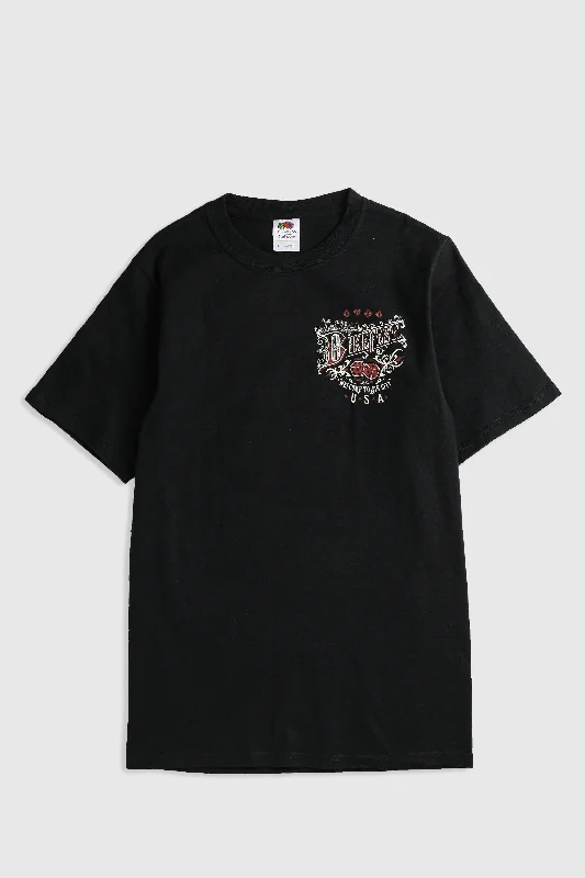 Deadstock Las Vegas Bike Fest Tee - S Satin Blend Silk Blend Wool Blend