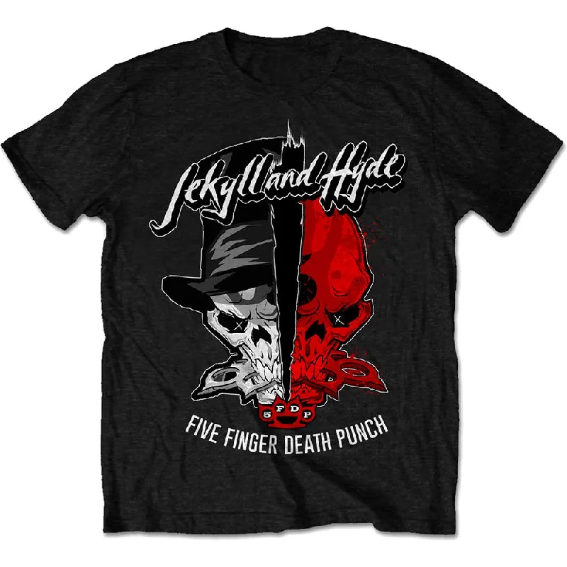 Five Finger Death Punch | Official Band T-Shirt | Jekyll & Hyde Collared Crew Neck Turtle Neck