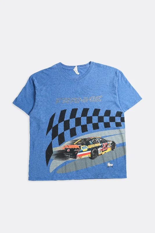 Frankie Rhinestone Racing Tee - XL Anti-Shrink Durable Soft