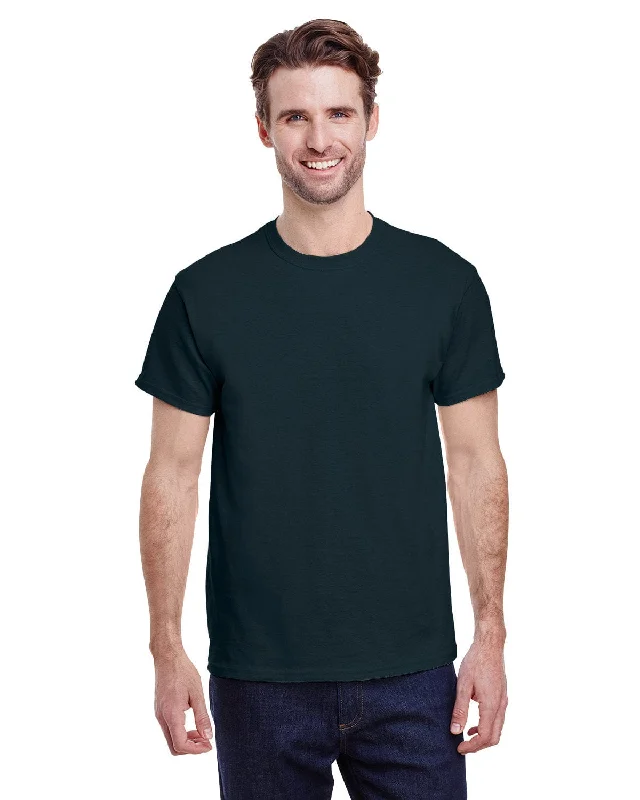 Gildan Heavy Cotton T-Shirt | Midnight Welt Pockets Slit Pockets