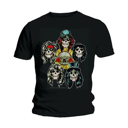 Guns N' Roses | Official Band T-Shirt | Vintage Heads Anti-Shrink Durable Soft
