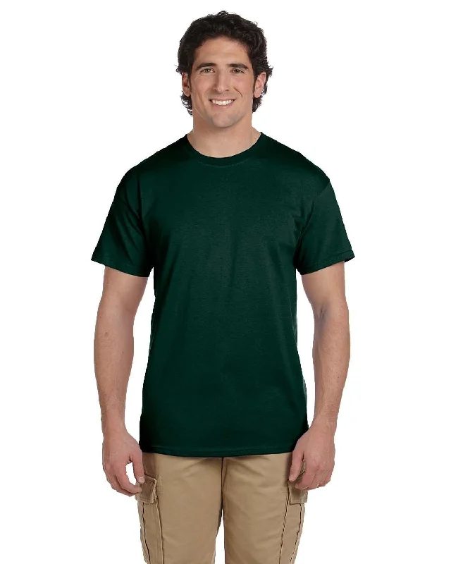 Hanes ComfortBlend 50/50 T-Shirt | Deep Forest Front Pockets Side Pockets Patch Pockets