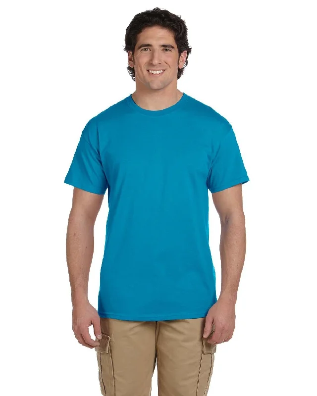 Hanes ComfortBlend 50/50 T-Shirt | Teal Layered Multi-layer Single Layer