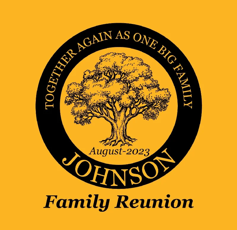 Large Tree Family Reunion T-Shirt Design R2-4 Plaid T-Shirt Polka Dot Checkered