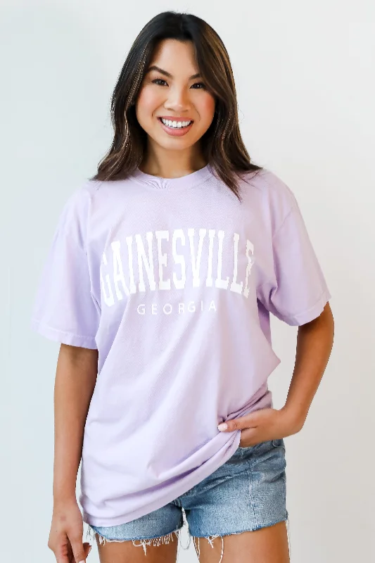 Lavender Gainesville Georgia Tee Mesh Blend Leather Blend Suede Blend