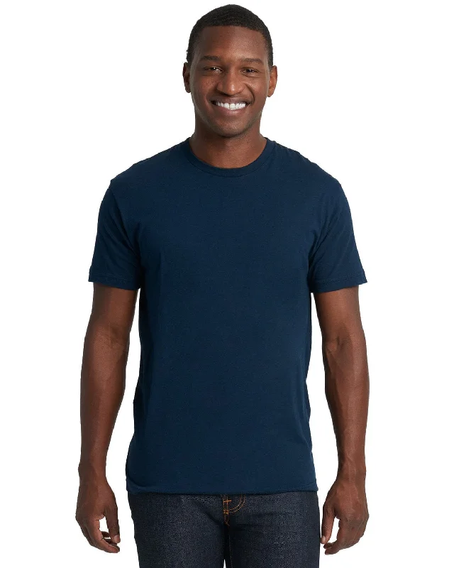 Next Level Unisex Short Sleeve T-Shirt | Midnight Navy Satin Fabric Silk Fabric Chiffon Fabric