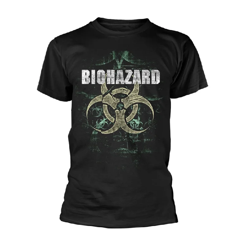 Biohazard Unisex T-shirt: We Share The Knife Wool Fabric Cashmere Fabric Tweed Fabric