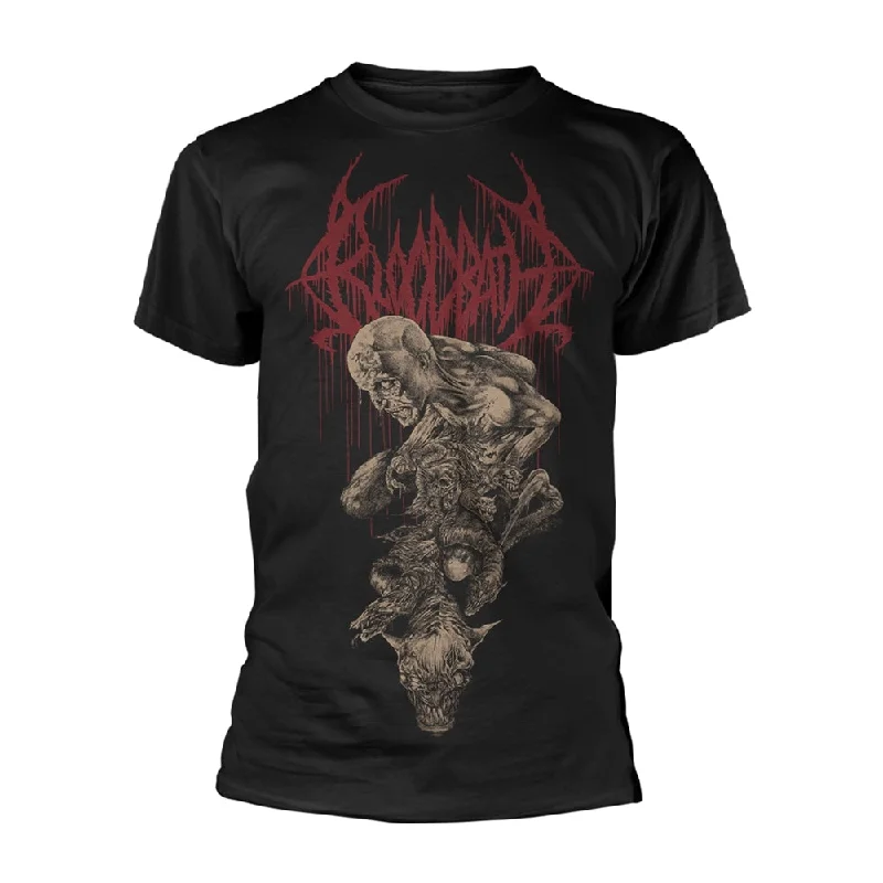 Bloodbath Unisex T-shirt: Nightmare (back print) Mesh Fabric Canvas Fabric Denim Fabric