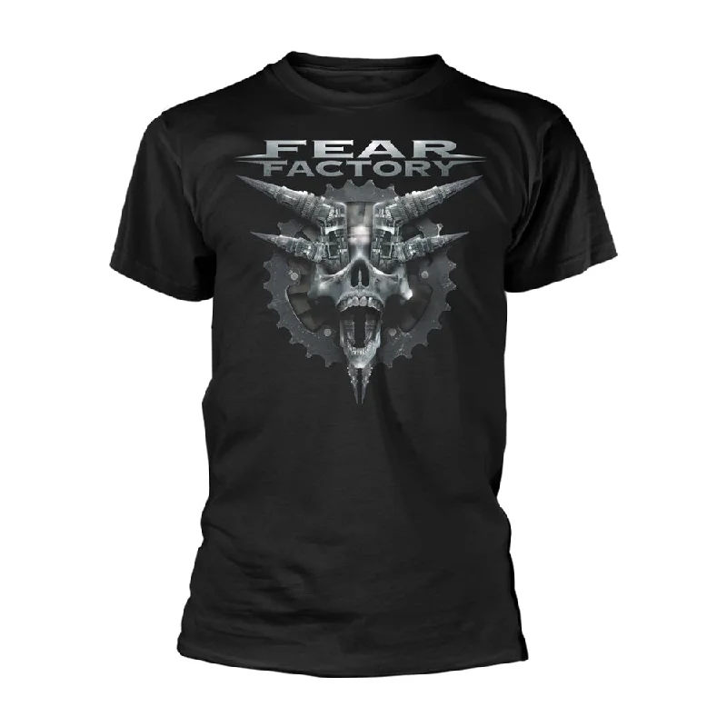 Fear Factory Unisex T-shirt: Legacy (back print) Solid Print Embellished