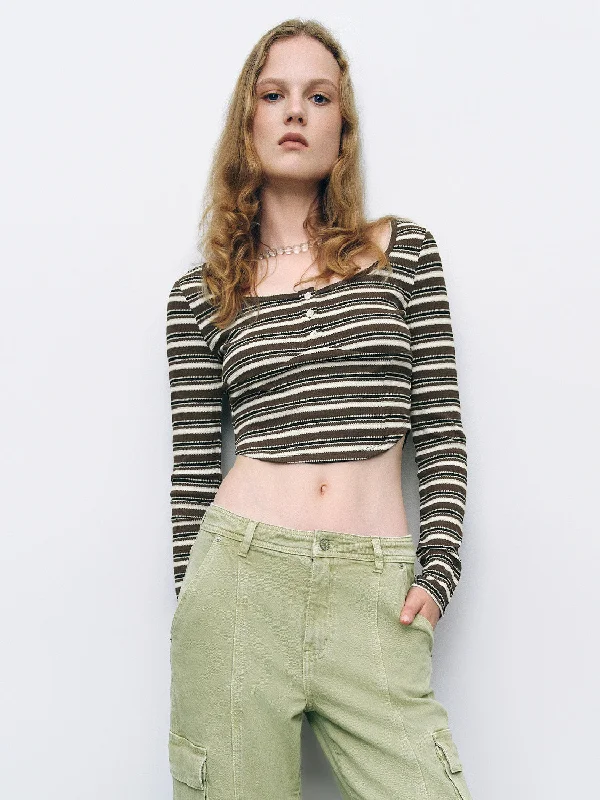 Khaki Striped