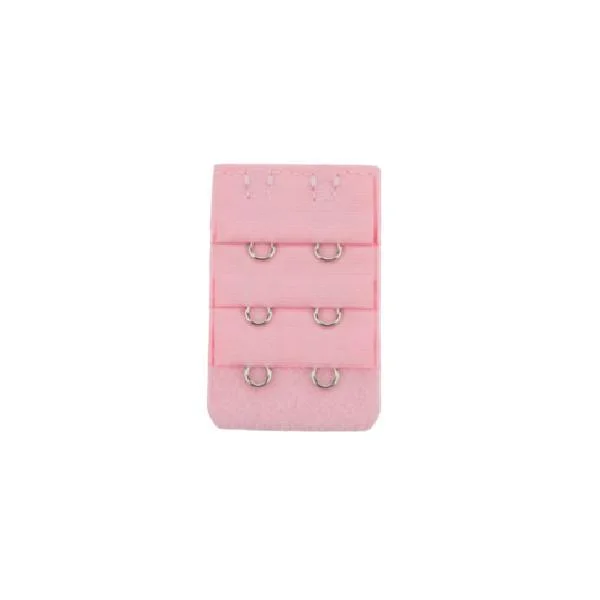 2-Hook 3-Rows Spacing Bra Extender-Pink Stretchy Wireless Bra