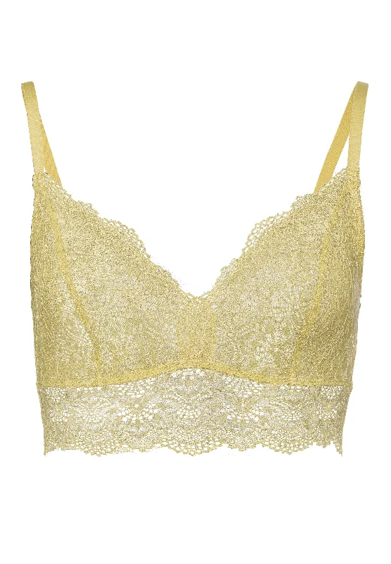 Aria Soft Cup Bra | Winter Lemon 72760-1701 Seamless Bra Design