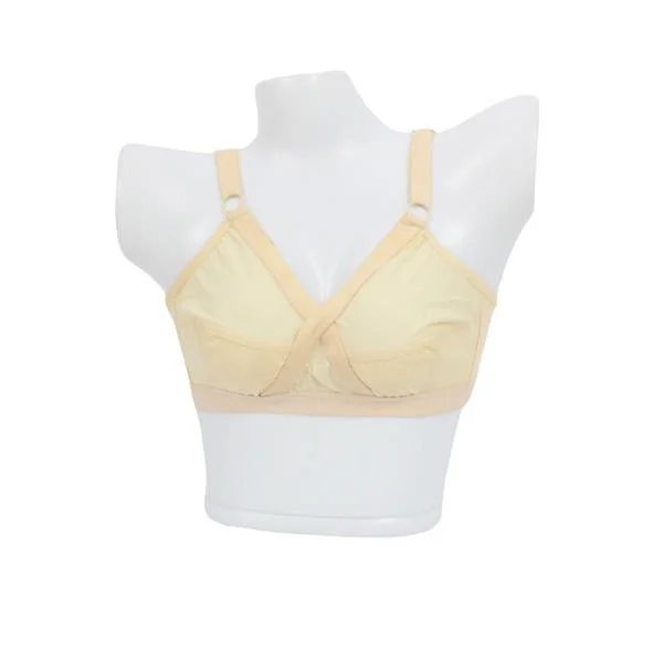 Plus Size Crisscross Cotton Everyday Bra Seamless Wireless Bra