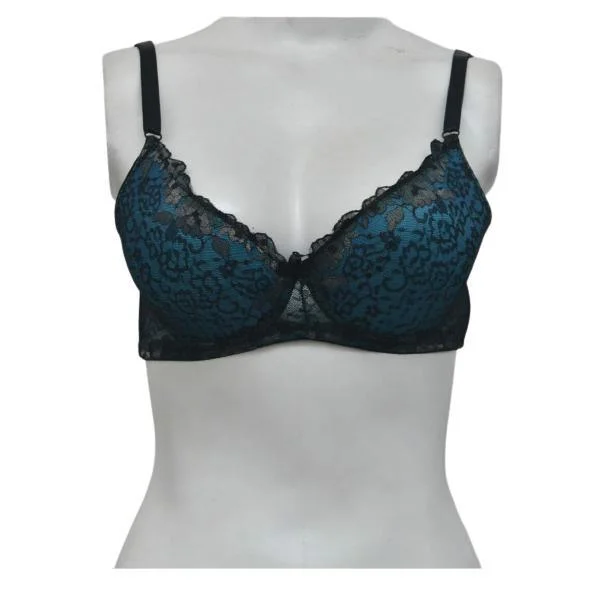 Women Underwired Bra Padded Bra Fancy Net Pushup Bra Multi-Way Bra Design