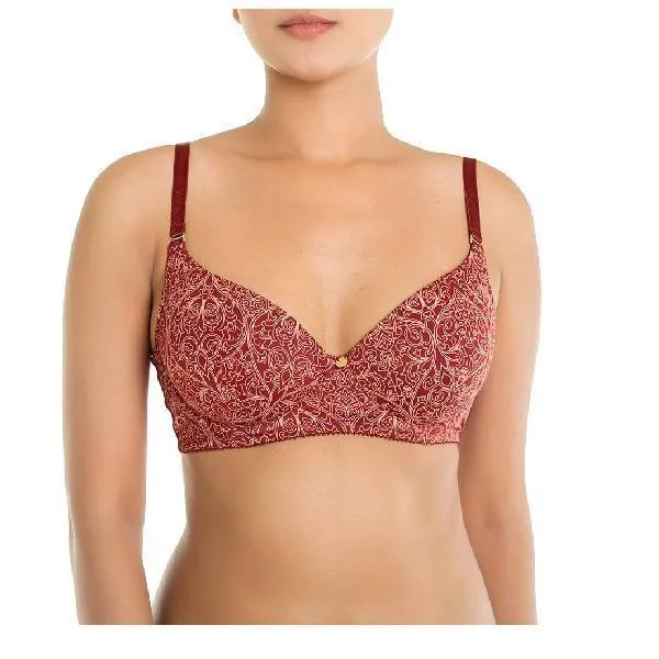 Low Back Bra With Swan Hook Straps For Women Wireless Lace Bra