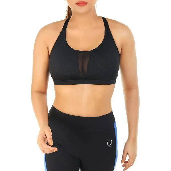 Medium Impact Sports Bra With Removeable Pads Full Support Bra